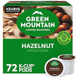 Green Mountain Coffee Roasters Hazelnut Keurig Single-Serve K-Cup pods, Light Roast Coffee, 72 Count