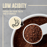 Inspired Coffee Co Snickerdoodle Flavored Cold Brew Coarse Ground Coffee Beans - Medium Roast - Low Acid Coffee Smoother Taste - 100% Arabica - 12 oz