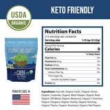 Organic Greek Seasoning Blend - It's Greek To Me by Flavor Seed, Mediterranean Herbs & Spices for Gyro, Tzatziki & Kebab, Carnivore & Keto Friendly, 4