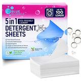 Laundry Detergent Sheets,Travel Laundry Sheet No Chemical Natural Eco Friendly Detergent, Dissolvable for sink wash Fresh &Clean Clothes, Liquidless