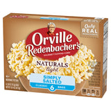 Orville Redenbacher’s Microwave Popcorn, Naturals Light Simply Salted Popcorn, 3g Fiber Per Serving, 2.7 oz., 6-Count