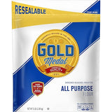 Gold Medal All Purpose Flour, Baking Flour, 3 lb Resealable Bag