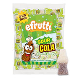 efrutti Mini Sour Cola Bottles, Gummy Candy, Individually Wrapped, 2 lb Bag, 125 Count
