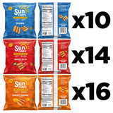 SunChips 100% Whole Grain Chips, Variety Pack, 1 oz Bags, Pack of 40, No Artificial Flavors, Colors