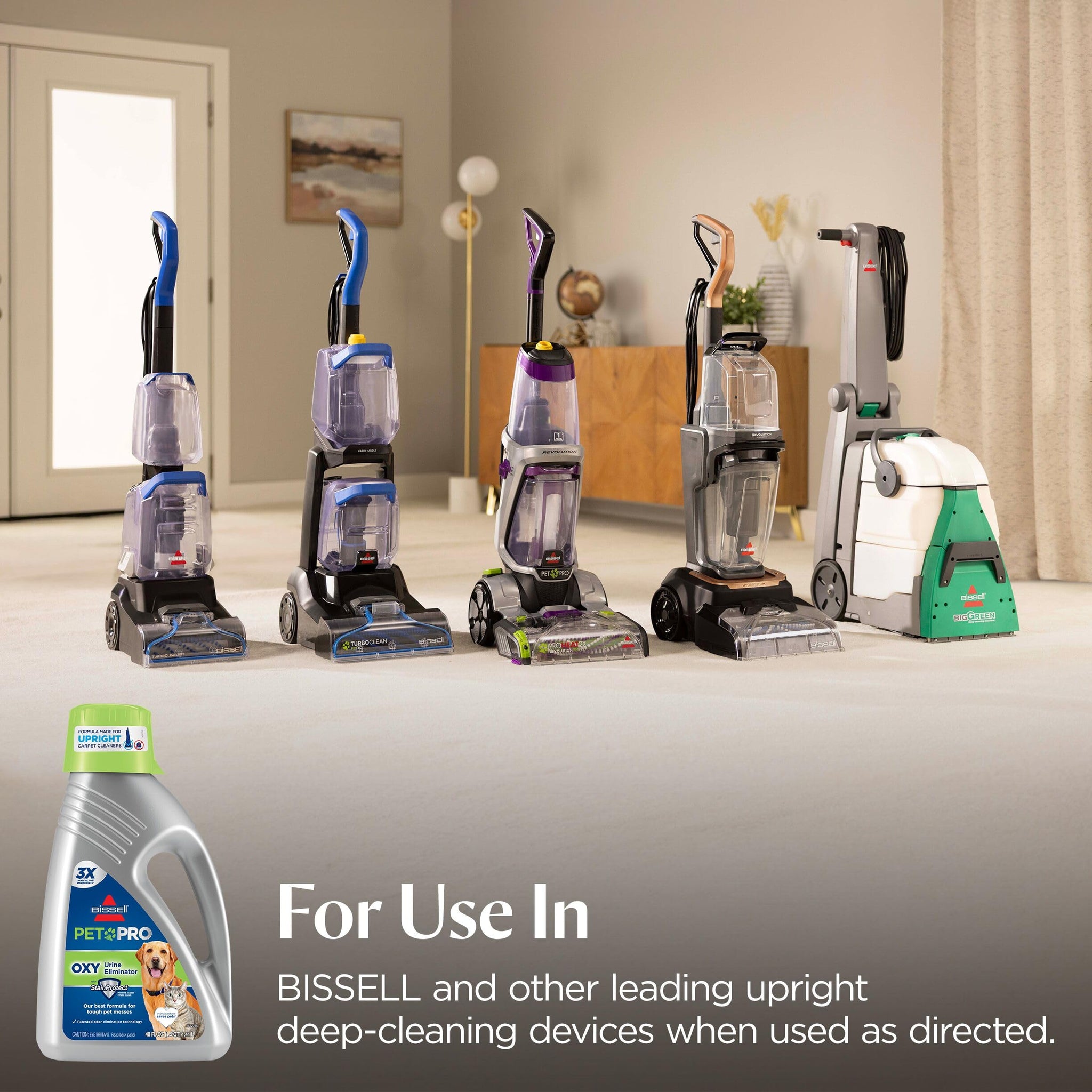 Bissell Pet Pro Oxy Urine Eliminator Upright Deep Cleaning Solution
