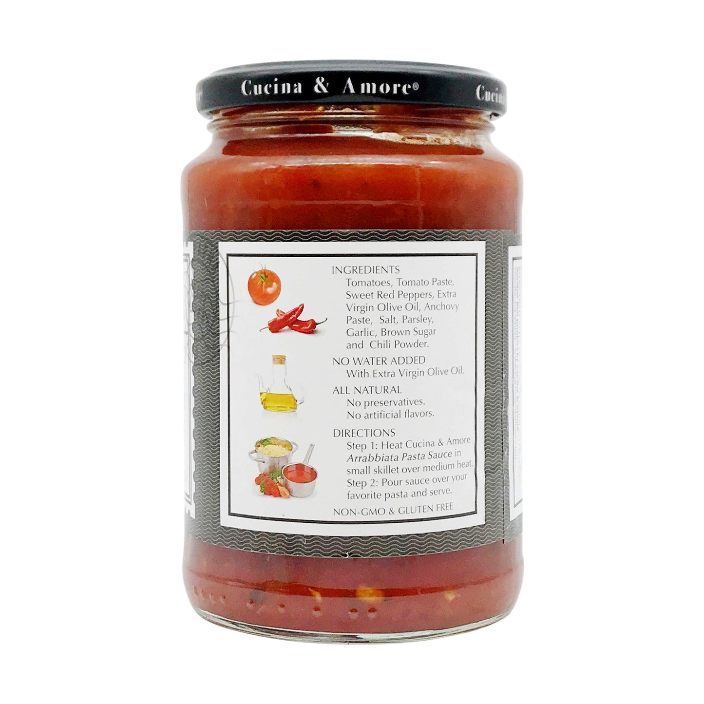 CUCINA & AMORE PASTA SCE ARRABBIATA, 16.8 OZ