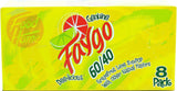 Faygo 60/40! grapefruit lime flavor soda pop. 8-pack 12-fl. oz. cans in box (1)
