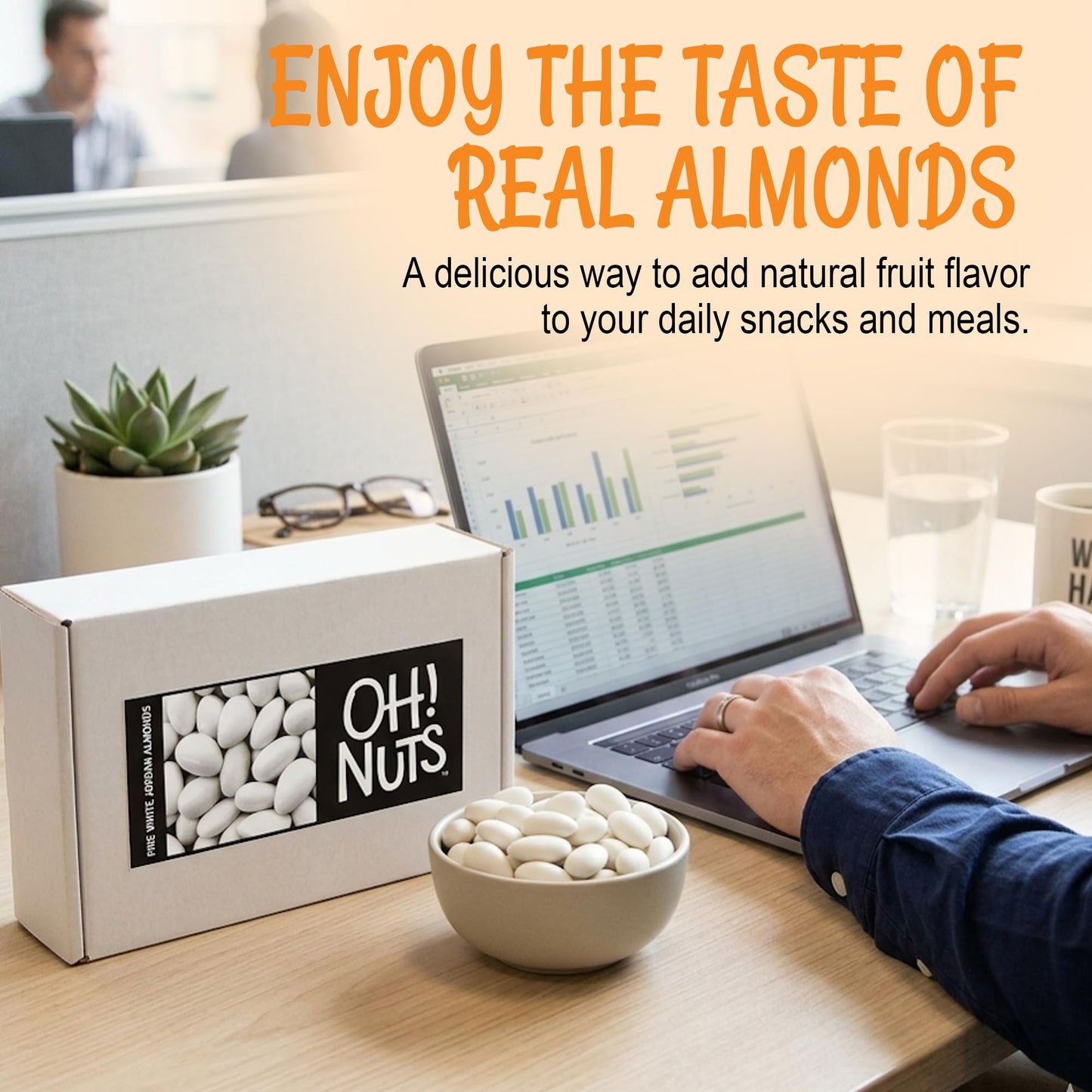 Oh! Nuts White Jordan Almonds for Easter, Weddings, Baby Showers, Birthday - 5 Lbs Bulk Bag