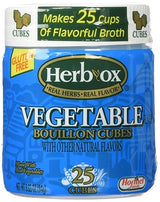Herb-Ox Vegetable Bouillon Cubes 3.33oz (25 cubes)