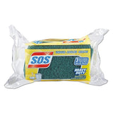 Clorox 91029 S.O.S Heavy-Duty Scrubber Sponge 3-Pack (Case of 8)