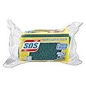 Clorox 91029 S.O.S Heavy-Duty Scrubber Sponge 3-Pack (Case of 8)