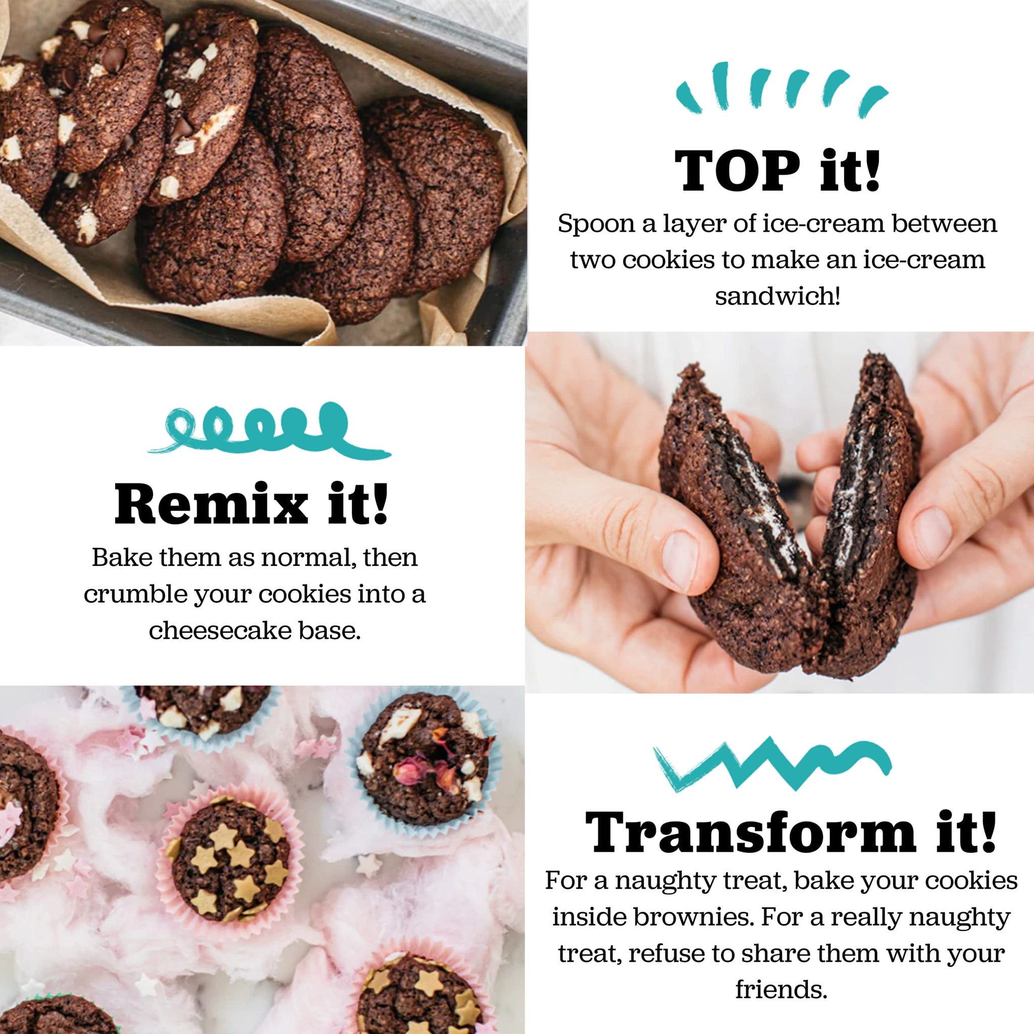 Supergood Chewy Chunk Chocolate Chip Cookie Mix, 245 GR