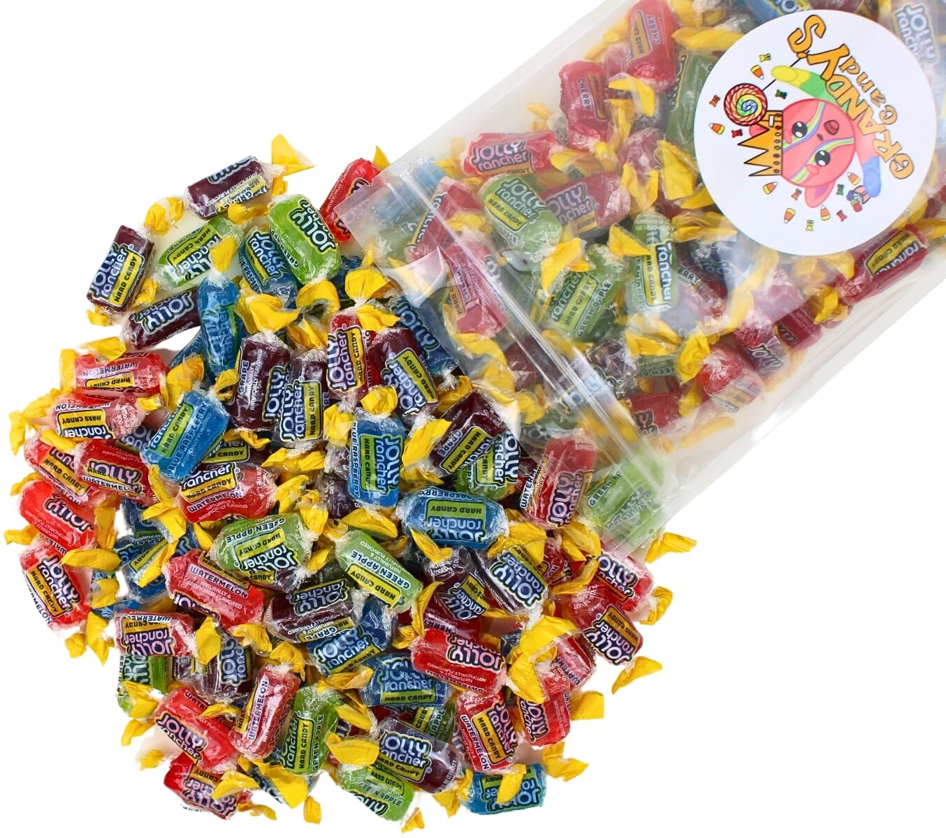 Grandys Candys Jolly Rancher Bulk Assortment, Individually Wrapped (1 pound) Blue 16 Ounce