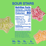BEHAVE Low Sugar Gummy Candy (Sour Stars 1-Pack) | Keto, Diabetic Friendly, High Fiber, Gluten-Free & Non-GMO