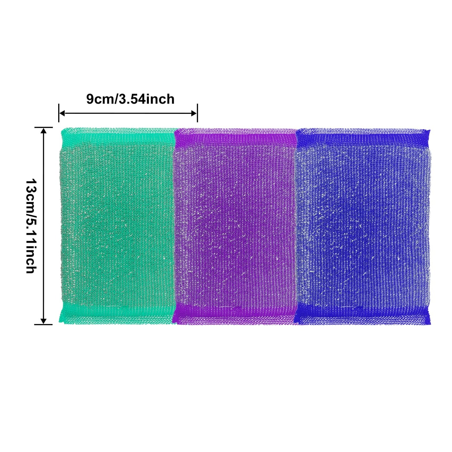 12 PCS Steel Dish Kitchen Sponge Scrubber for Kitchen Multipurpose Heavy Duty Scrub for Dishwashing Long Lasting Kitchen Sponge for Cleaning Dishes