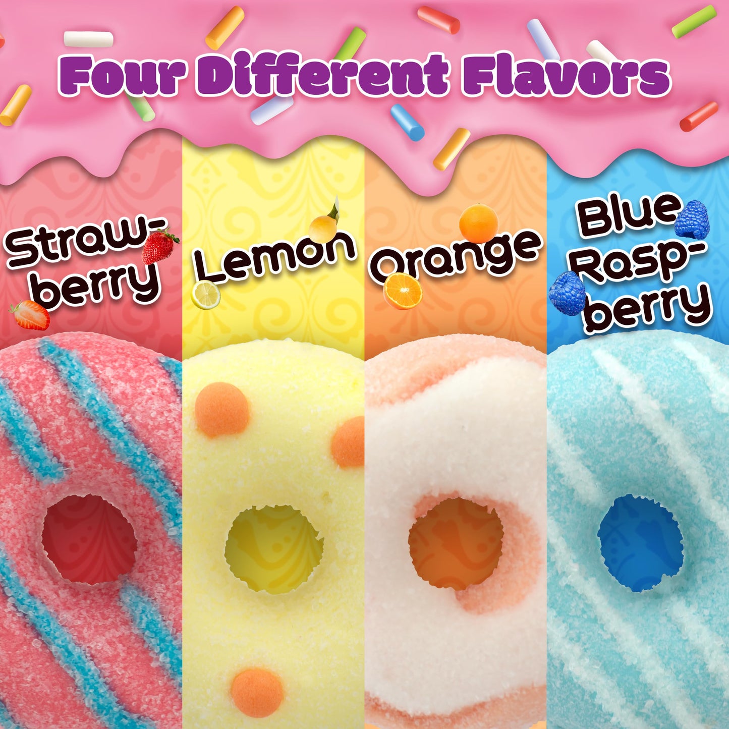 Boone's Mill Poofy Donuts Marshmallow Gummy Candy