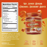 ChocZero Keto Caramel Sauce, No Sugar Added, No Artifical Sweeteners, Low Carb Dessert & Coffee Topping, Gluten Free, 12 oz Jar