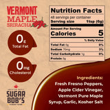 Sugar Bob’s Finest Kind - Vermont Maple Sriracha, Original Sweet and Spicy Hot Sauce, Net Wt. 9.6 oz. (Pack of 3)