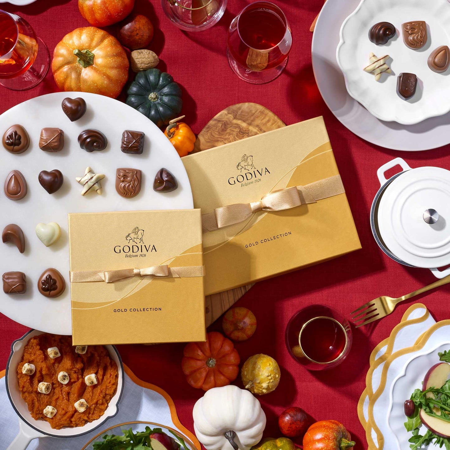 Godiva Assorted Chocolate Gift Box- Milk, White and Dark Chocolate with Caramel and Nuts, Gourmet Chocolate Candy Gift Basket for Graduation