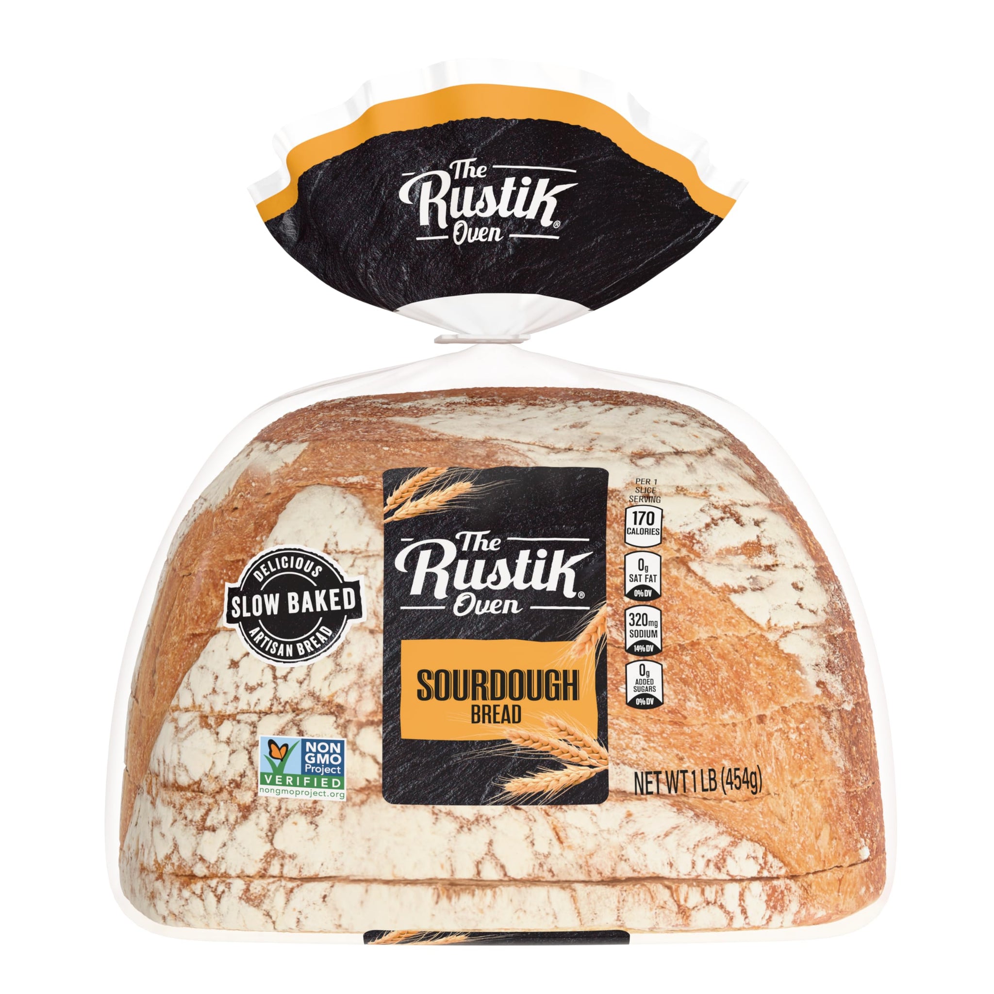 The Rustik Oven Sourdough Bread, Bread Free From Artificial Colors and Flavors, 16 Oz Loaf