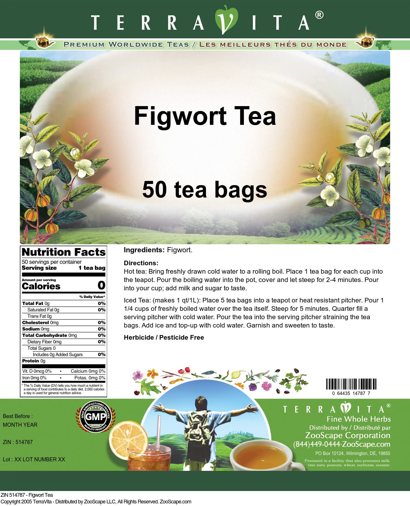 Figwort Tea (50 tea bags, ZIN: 514787)