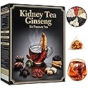 Ginseng Six Treasure Tea - Kidney Tea Formula for Men & Women, Traditional Organic Herbal Ginseng Tea Bags with 7 Natural Ingredients, Premium Gift