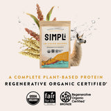 SIMPLi Regenerative Organic Certified Tri-Color Quinoa, Ancient Grain, Complete Plant-Based Protein, Naturally Gluten-Free, Organic Quinoa, 12 oz