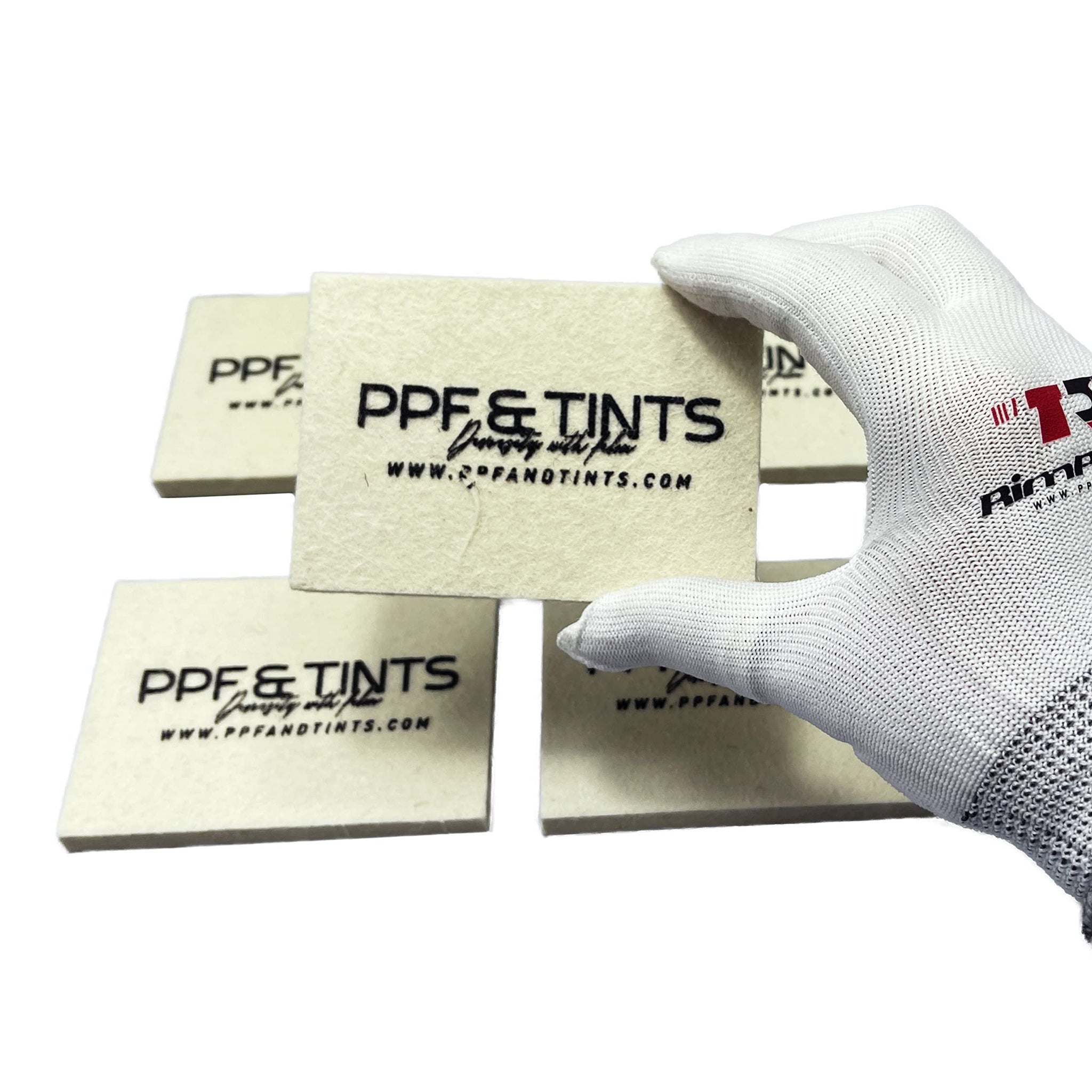 TR RimPro-Tec PPF & Tints Wool Squeegee - Window Tint Squeegee Vinyl Wrap Tool Kit - 4x2.8x0.4 inches