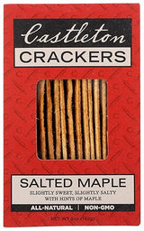 Castleton Salted Maple Crackers, 5 OZ