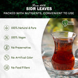 Sidr Leaves - 100% Pure, Dried Organic Sidr Leaves Tea for Culinary and Natural Use