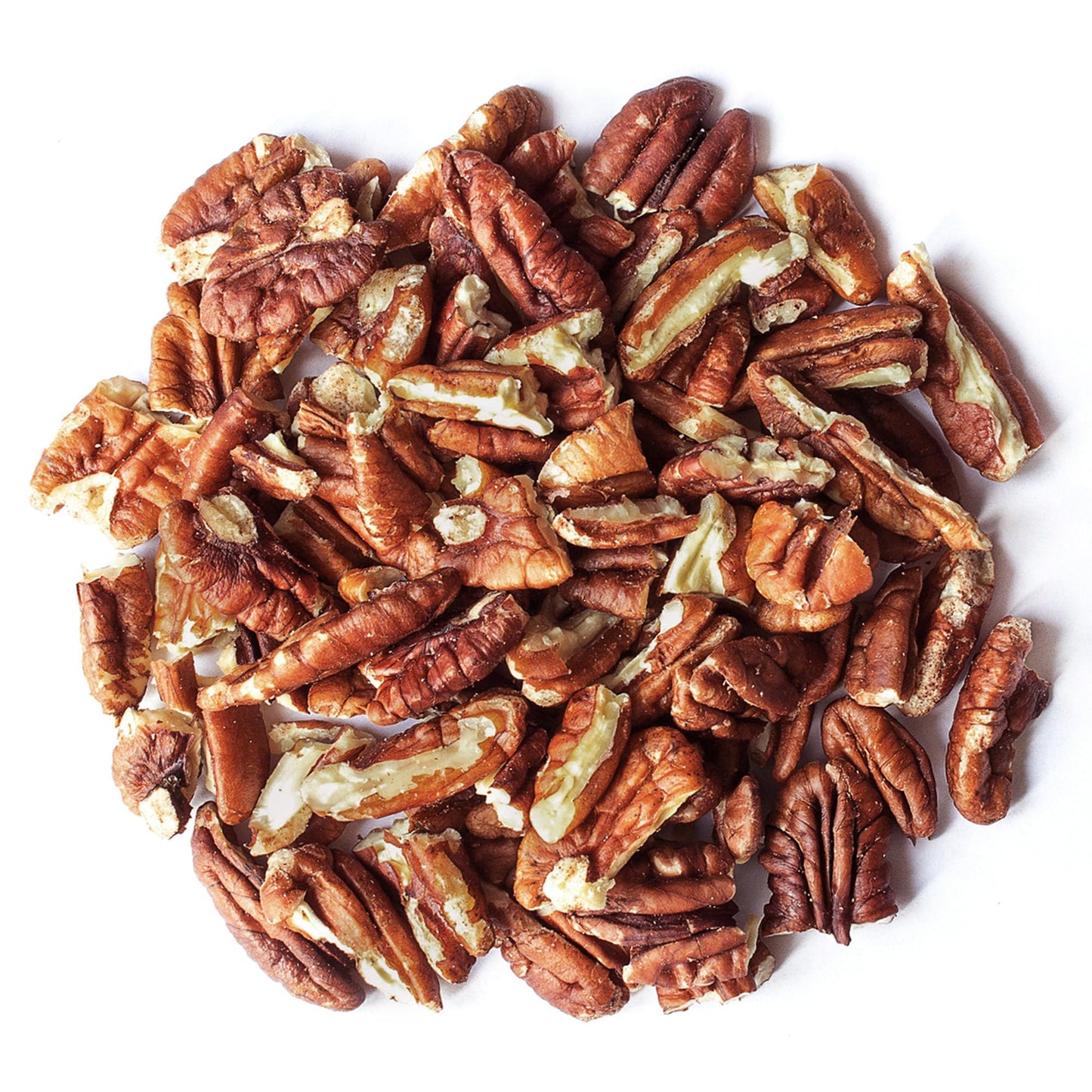 Food to Live Organic Dry Roasted Pecan Pieces with Himalayan Salt 8 Ounces - Oven Toasted, No Oil Added, Lightly salted, Rich in Flavor and Crunch
