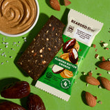 Bearded Brothers Organic Vegan Energy Bars - Gluten & Soy Free, Paleo, Whole 30 | Non GMO, Low Glycemic, High Protein, Fiber (10 Pack, Almond Butter
