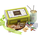 Broadway Basketeers Birthday Gift Box with 16 oz Mug - Gourmet Sweets & Chocolate Gift Box with Assorted Cookies & Candy Treats - Birthday Gift