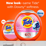 Tide Power PODs + Downy Laundry Detergent Pods, 63 Count, Soft Boosters + April Fresh