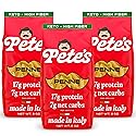 Low Carb, Protein Pasta | Penne with 17g Protein, 7g Carbs | Healthy, Keto Pasta Made in Italy | 3-Pack, 8oz - Pete’s Pasta