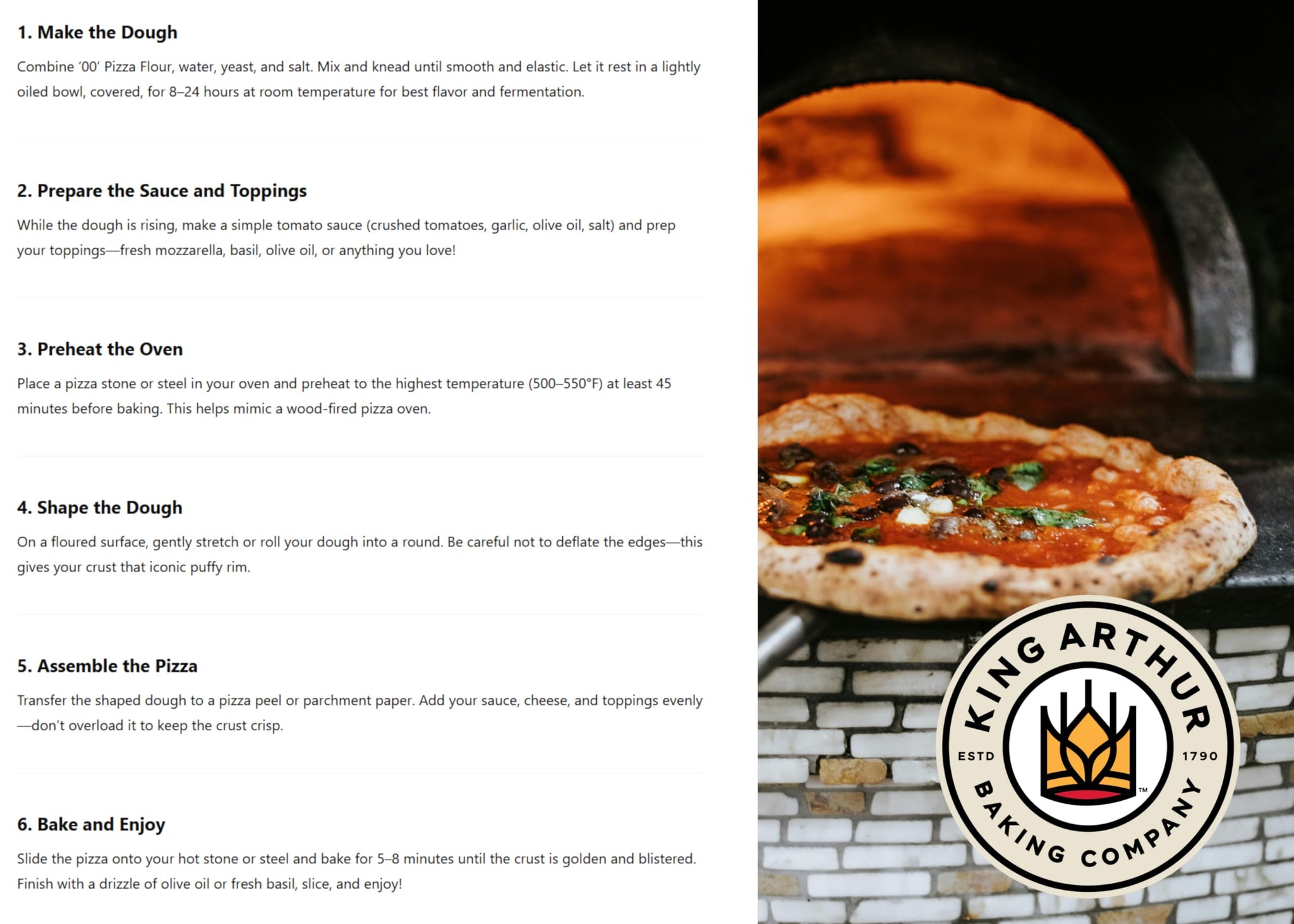 Neapolitan Style '00' Pizza Flour - 50lb Bulk Bag - Ultra-Fine American Milled Wheat for Authentic Italian Pizza Crusts, Calzones, Focaccia & More