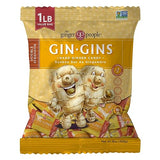 GIN GINS Double Strength Ginger Hard Candy - Natural Ginger Candy by The Ginger People - Individually Wrapped Healthy Candy - Double Strength Flavor