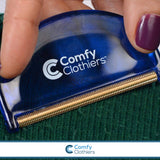 Comfy Clothiers Cashmere & Wool Comb for Sweater Care - Fabric De-Pilling Shaver & Defuzzer Tool - Precision Sweater Fuzz Remover, Cashmere Bobble