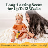 Roobi Baby Laundry Scent Booster. Peachy Lullaby Fragrance Beads. Specially Formulated for Baby's Sensitive Skin. Up to 20 Washing Cycles. Carbon