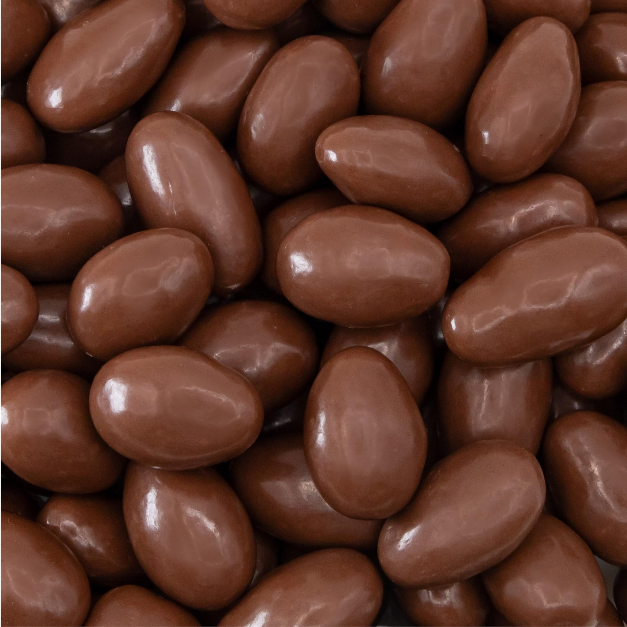 Milk Chocolate Almonds - 2 Pound Bulk Pack - Whole Dry Roasted Milk Chocolate Covered Almonds - Candy for Office, Buffets, Snacking & Gifting