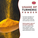 Spicy World Turmeric Powder 5 LB Jar - Gluten Free, Bulk Turmeric with Curcumin, Ground Haldi Spice for Cooking, Pure Curcuma Longa, Non-GMO