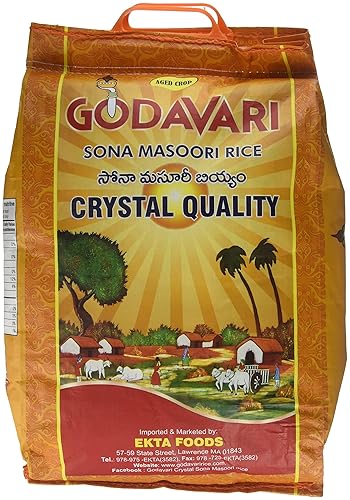 Godavari, Sona Masoori Rice, 20 Pound(LB)