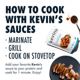 Kevin's Natural Foods Teriyaki Sauce - Paleo Simmer Stir-Fry Sauce, Gluten Free, No Preservatives, Non-GMO - 3 Pack (Teriyaki)