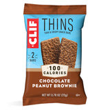 CLIF BAR - CLIF Thins - Chocolate Peanut Brownie - Thin and Crispy Snack Bars - 100 Calorie Packs (0.78 Ounce Bars, 21 Count) Packaging May Vary