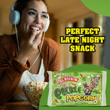 ASS KICKIN' Spicy Pickle Microwave Popcorn Bags - 6 Pack - Ultimate Spicy Pickle Gourmet Popcorn Gift - Makes a Great Movie Theater Popcorn or Snack