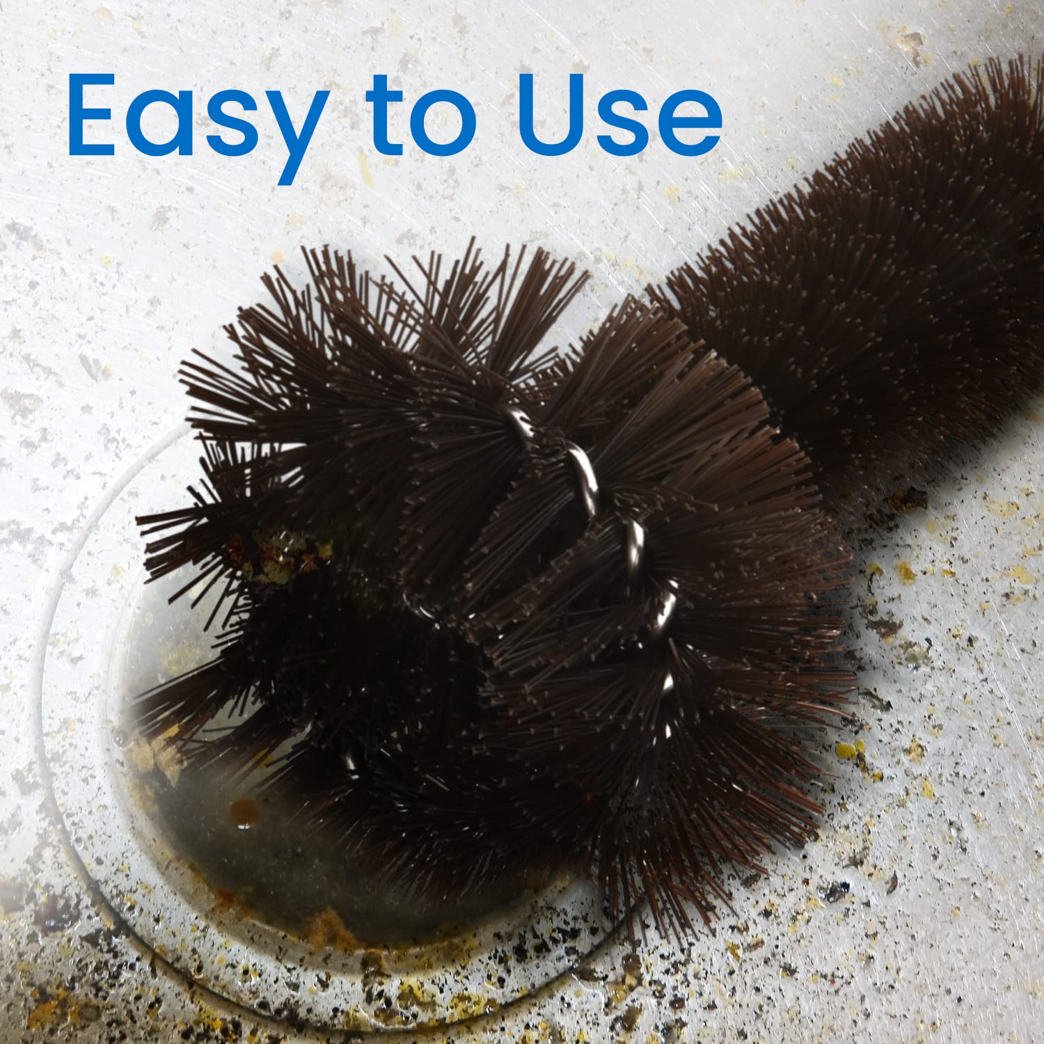 Impresa [2 Pack] Garbage Disposal Cleaner Brush with Extra Long Handle to Keep Your Drain Spotless - Disposal Cleaner and Deodorizer - Disposer