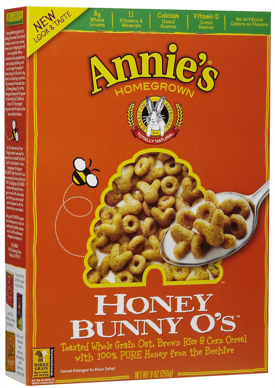 Annies Homegrown Honey Bunny Os, 9 oz