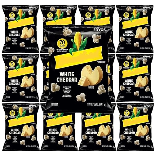 QT Limited White Cheddar Popcorn, 0.625oz, 10 Count 0.06 Ounce (Pack of 10)