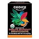 Choice Organics - Organic Decaffeinated English Breakfast Tea (6 Pack) - Fair Trade - Compostable - 96 Organic Black Tea Bags