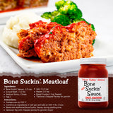 Bone Suckin BS00600 BBQ Sauce, Thick, 16-oz. - Quantity 12